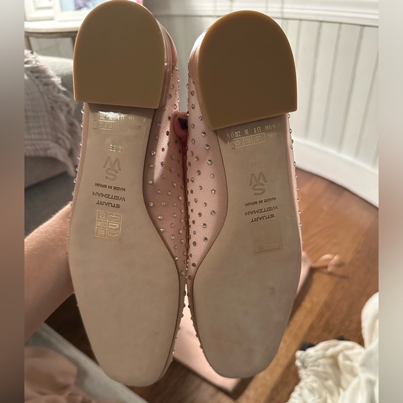 Stuart Weitzman Arabella crystal mesh ballerina Flat - Picture 4 of 5
